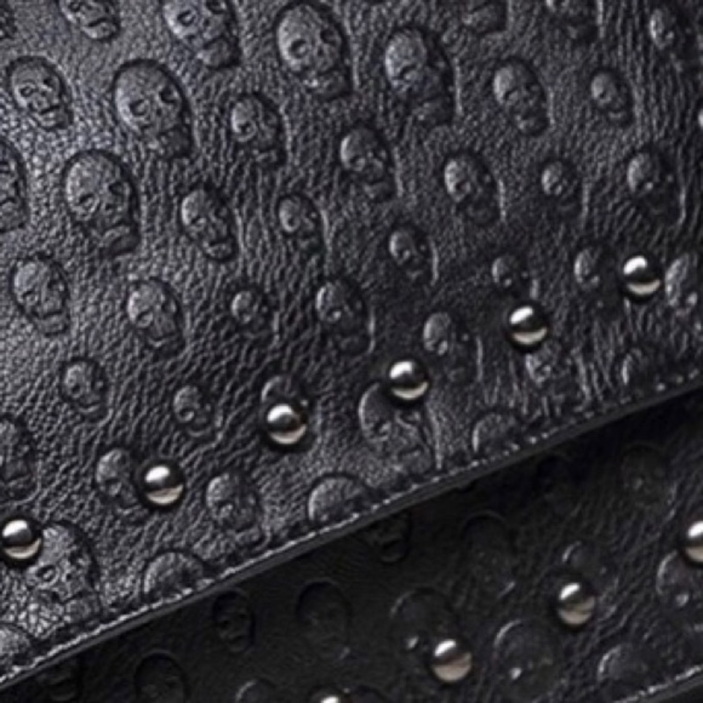 Large Studded Skull Crossbody Bag - Picture 10 of 10